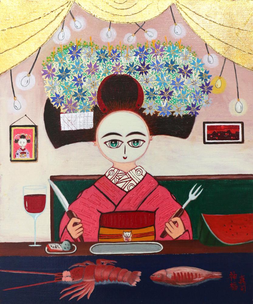 大杉真司　舞妓　絵画　初日の出 大杉真司 舞妓展 | 美術画廊 | 大丸東京店公式 SHOP BLOG